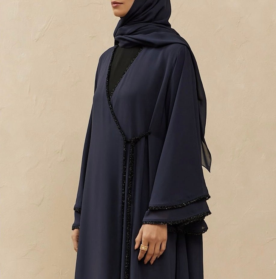 ASW - 445 ABAYA - AL ASWAD - MIRA Y MANO