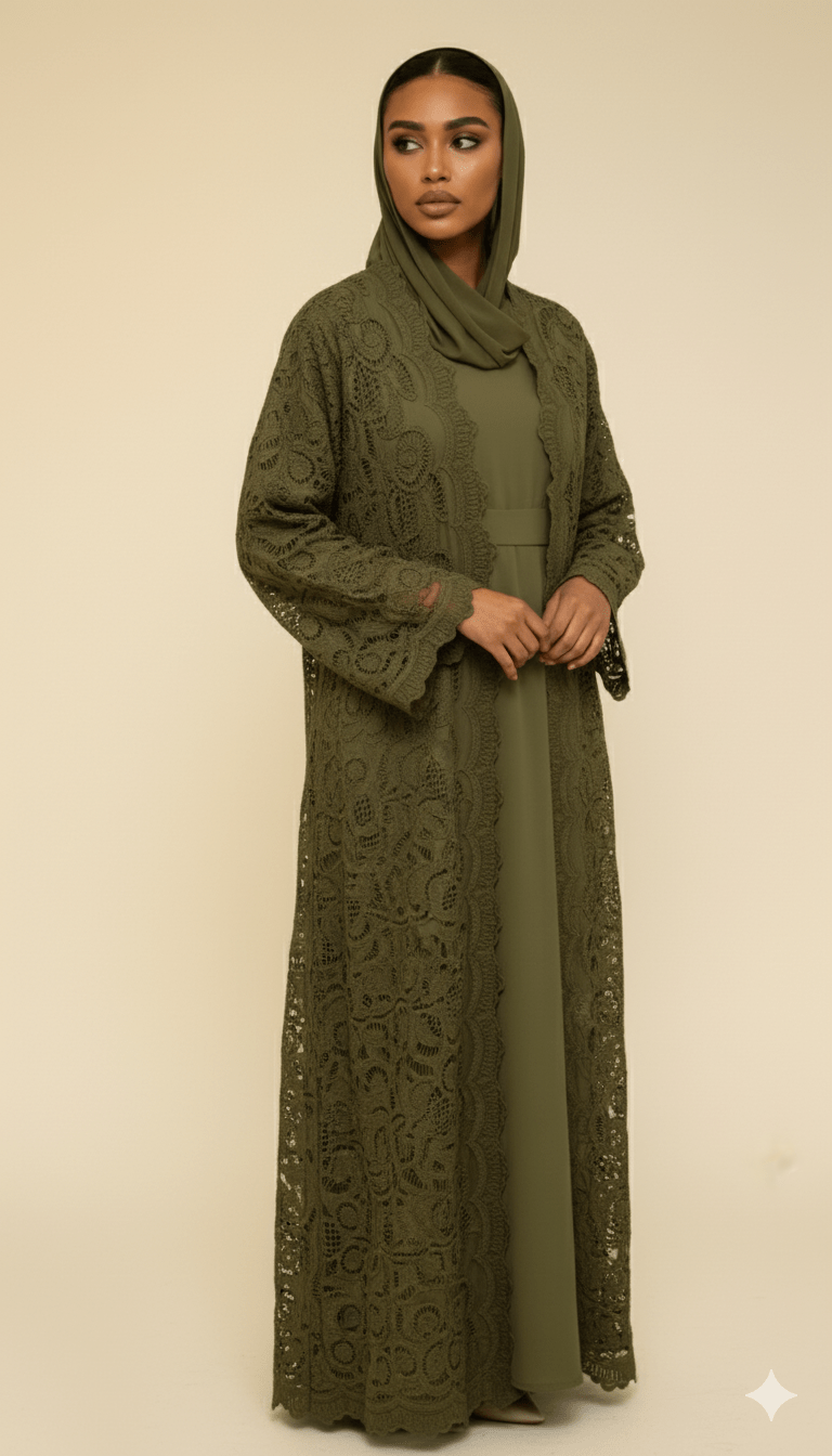 ALD - ABY016 - O ABAYA - ALDUKAN - MIRA Y MANO