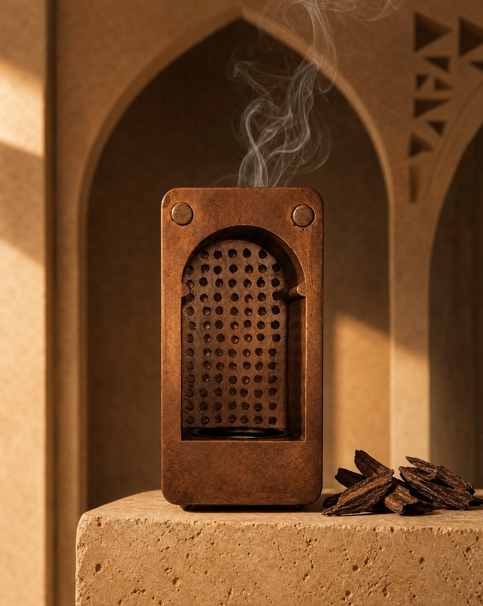 Al Joud Wooden Mubkhar – Product image 1