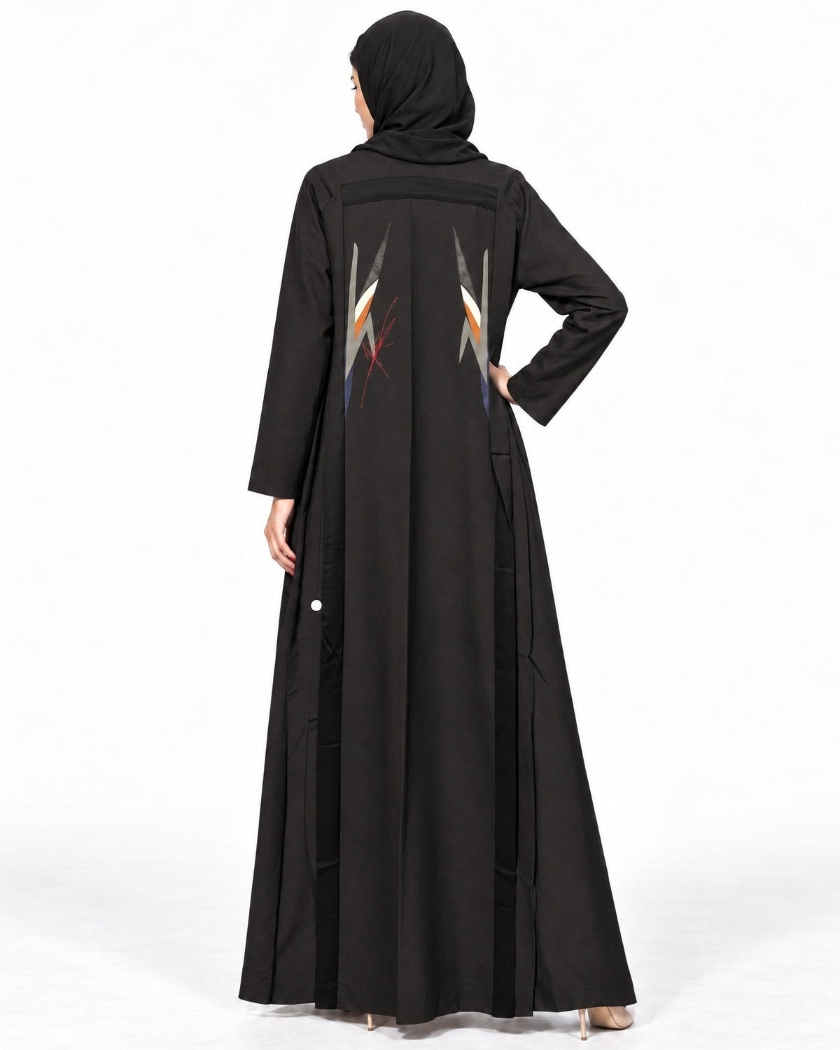 Aliya Black Abaya Set - AMBER FEROZ - MIRA Y MANO