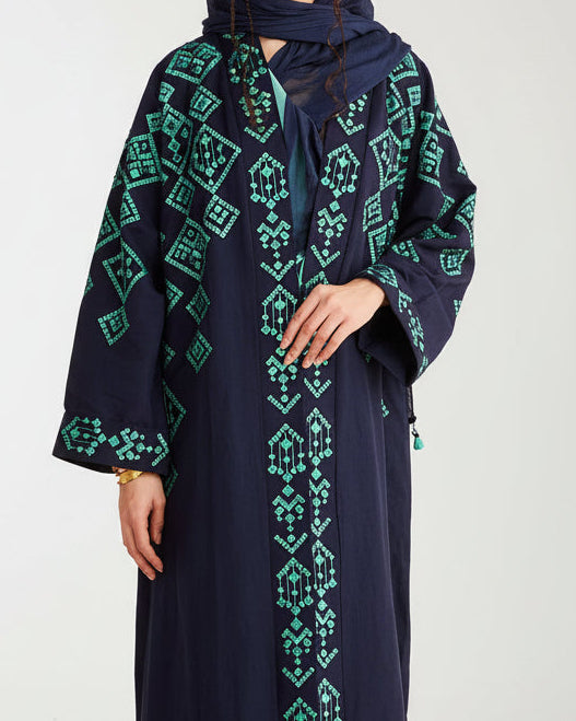 MALAK ABAYA SET - AMORE MIO BY HITU - MIRA Y MANO