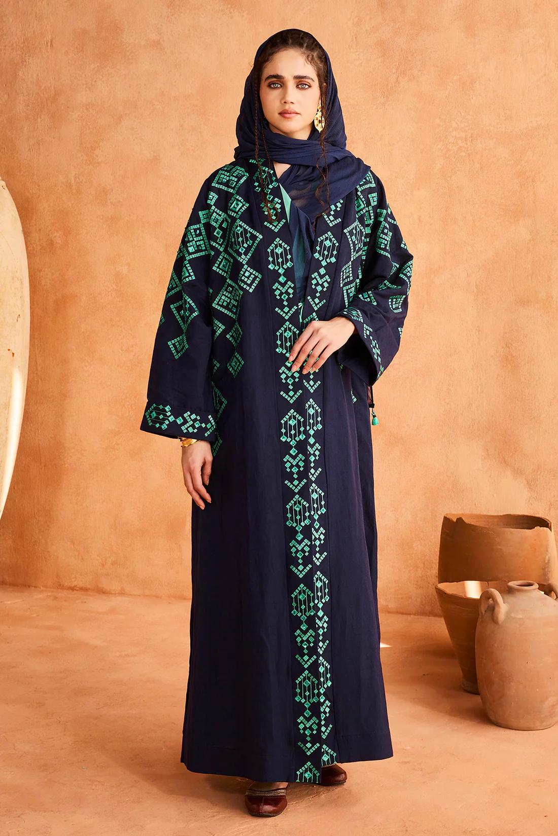 MALAK ABAYA SET - AMORE MIO BY HITU - MIRA Y MANO