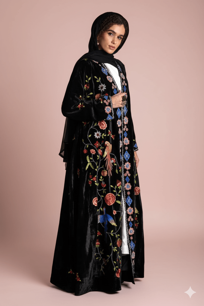 NURHAN ABAYA - AMORE MIO BY HITU - MIRA Y MANO