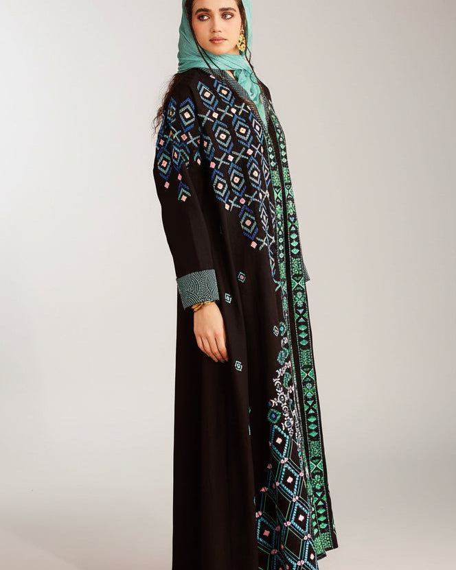 RABIYA ABAYA SET - AMORE MIO BY HITU - MIRA Y MANO