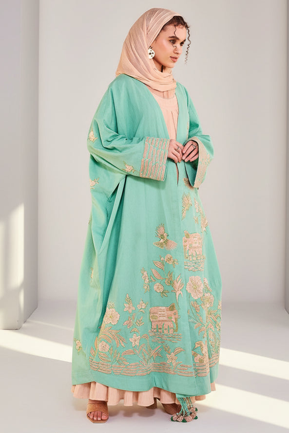 SOUMAYA ABAYA SET - AMORE MIO BY HITU - MIRA Y MANO