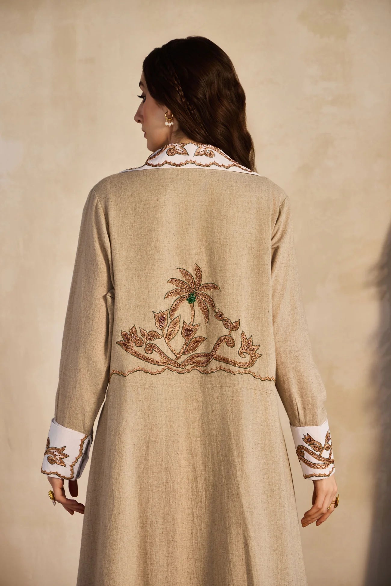 ZUBAIRA ABAYA SET - AMORE MIO BY HITU - MIRA Y MANO