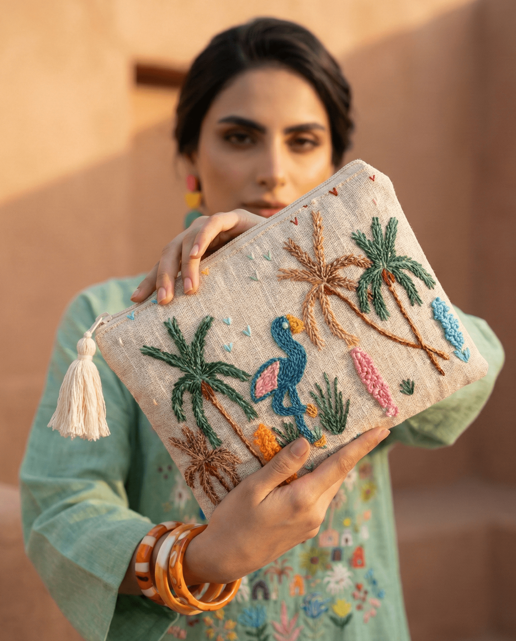 FLAMINGO - IV POUCH - BADDARA - MIRA Y MANO