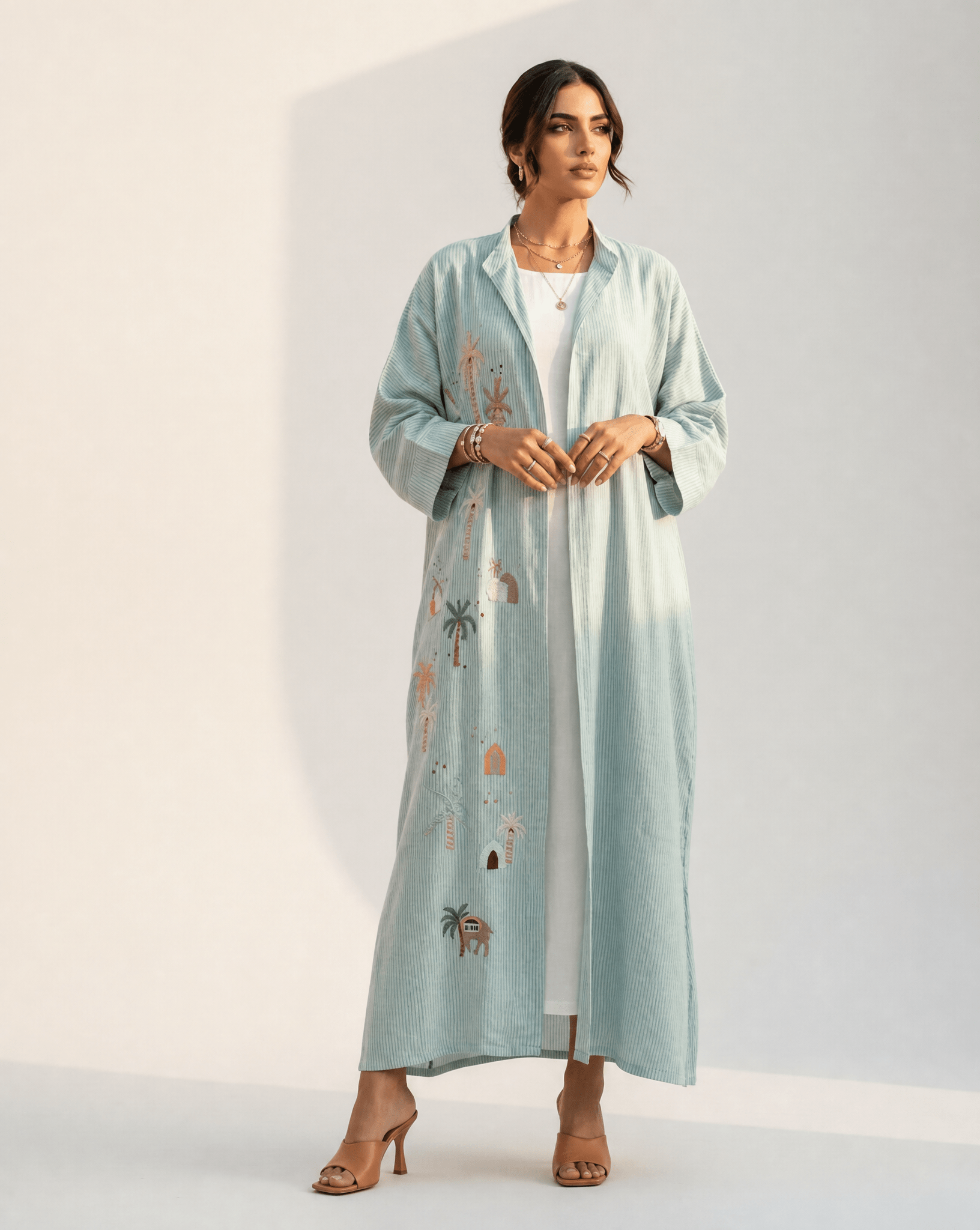 SASHA-A-LG ABAYA - BADDARA - MIRA Y MANO