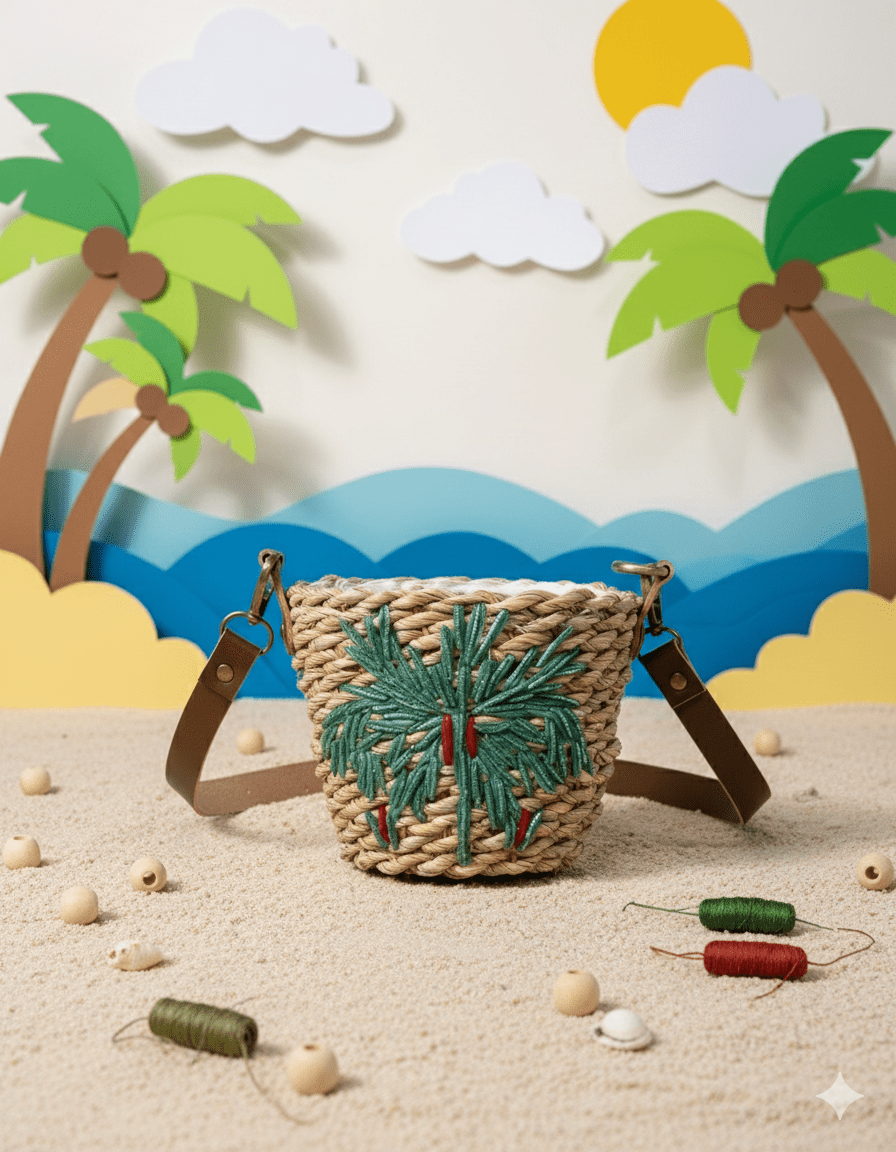 WICKER BAG - BADDARA - MIRA Y MANO