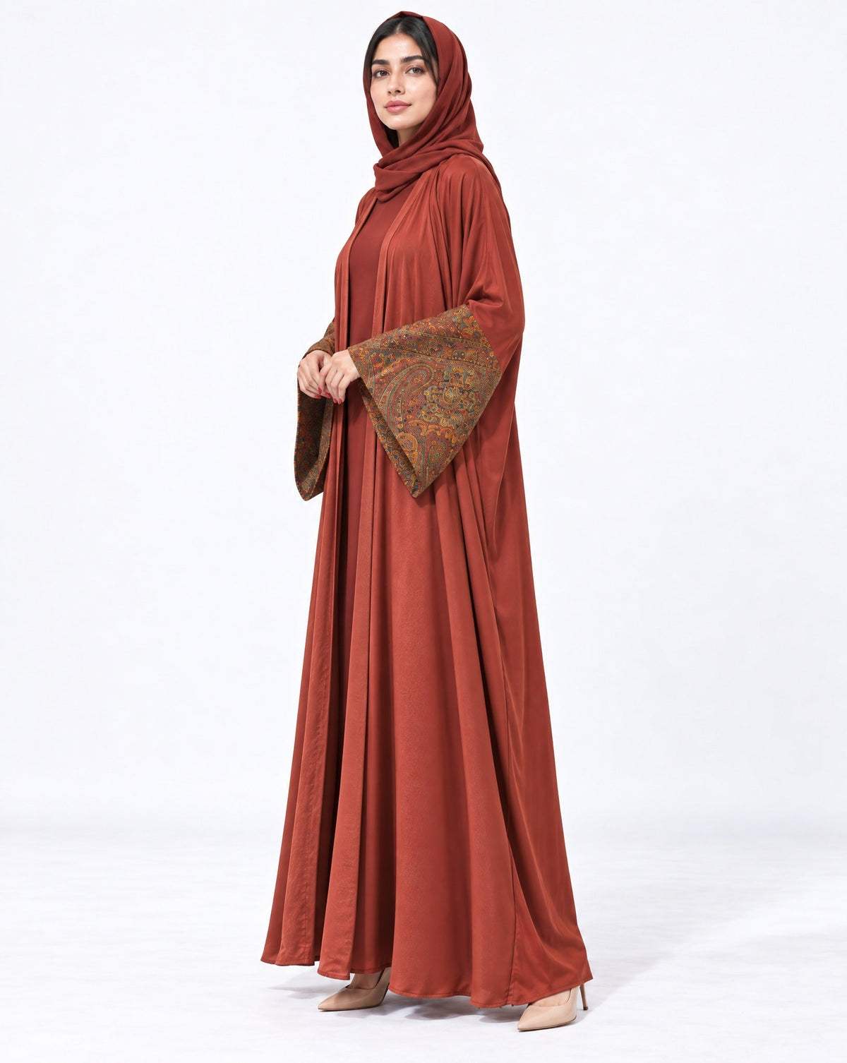 BA10-FB ABAYA - BY AFRAA - MIRA Y MANO