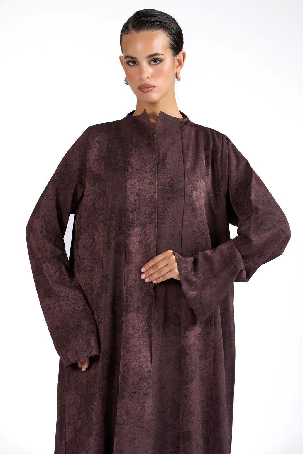 ALBA DEEP PURPLE ABAYA - BY NOUF - MIRA Y MANO