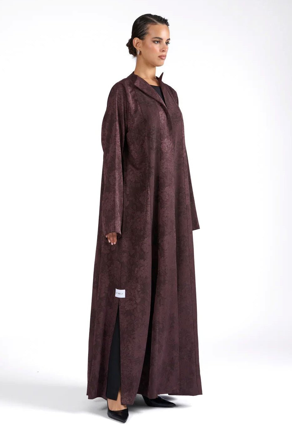 ALBA DEEP PURPLE ABAYA - BY NOUF - MIRA Y MANO