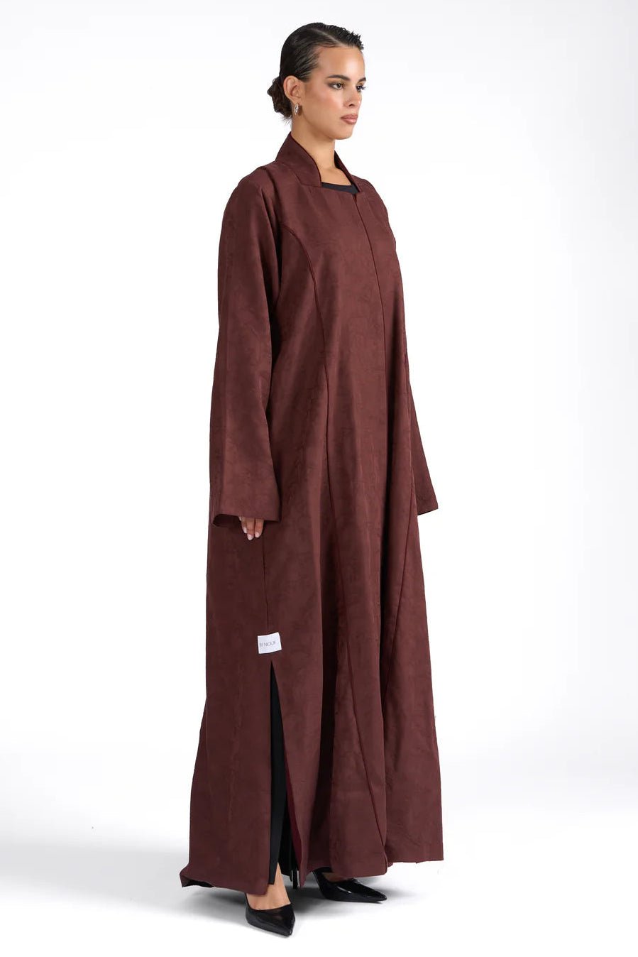 CLEO BROWN ABAYA - BY NOUF - MIRA Y MANO