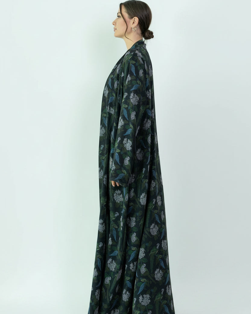 HYDRANGEA ABAYA - BY NOUF - MIRA Y MANO