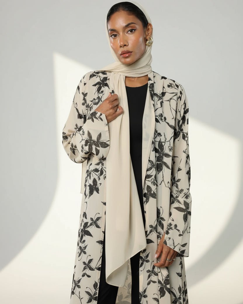 LAYL ABAYA - BY NOUF - MIRA Y MANO