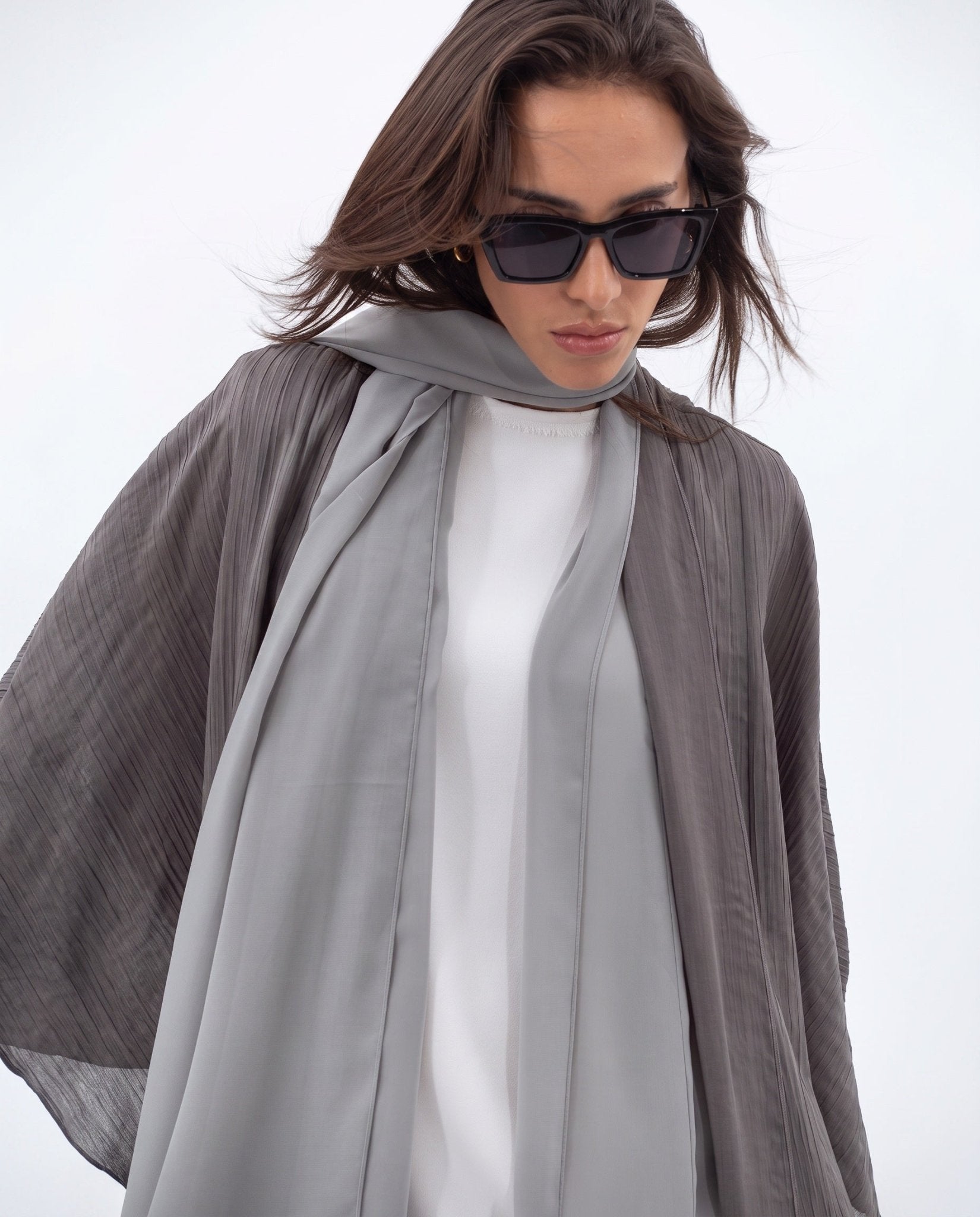 AB-FL-2LYR-OLVGRN – Olive Abaya - CHIKA - MIRA Y MANO