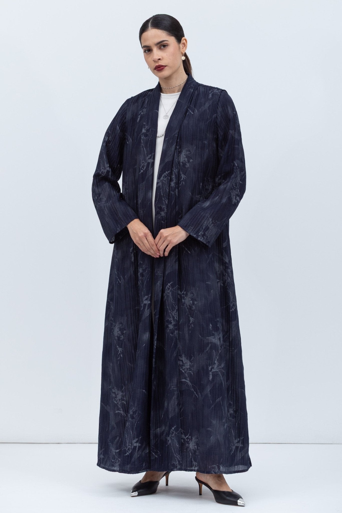 AB - J - ASM - C - NAVY ABAYA - CHIKA - MIRA Y MANO