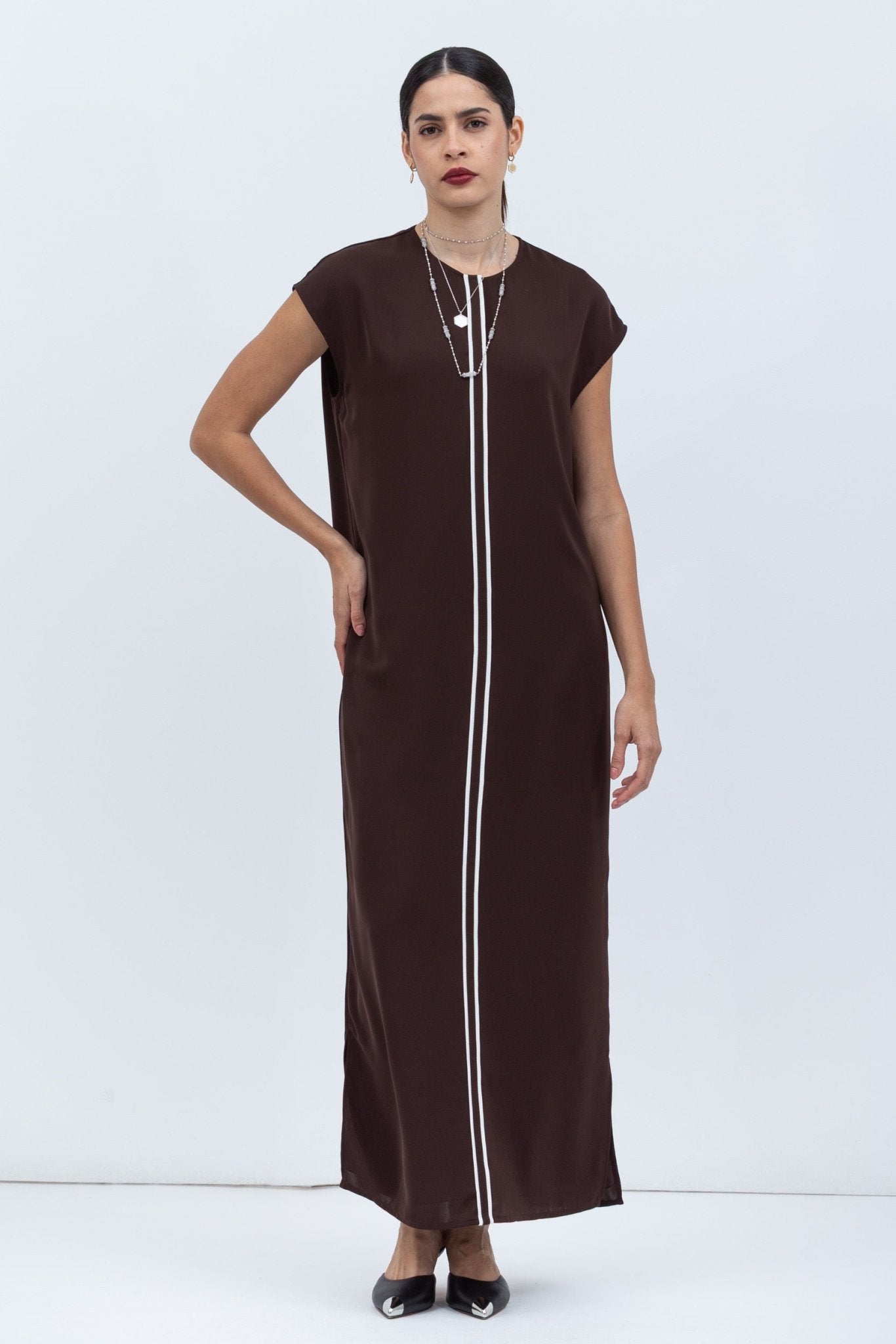 DRS - C - BROWN DRESS - CHIKA - MIRA Y MANO