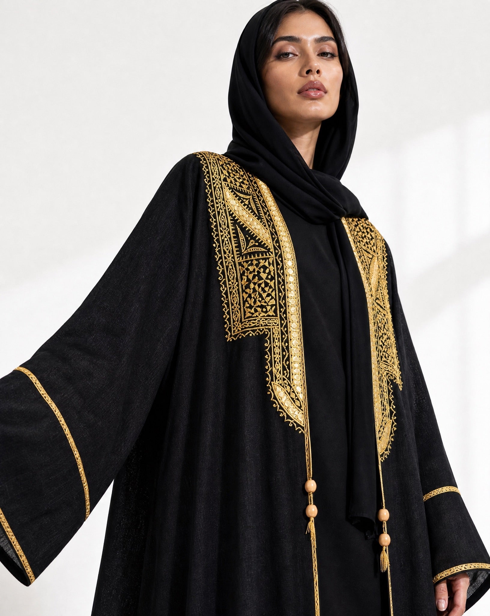 SC26TR6014-BL ABAYA - DAR TARAF - MIRA Y MANO