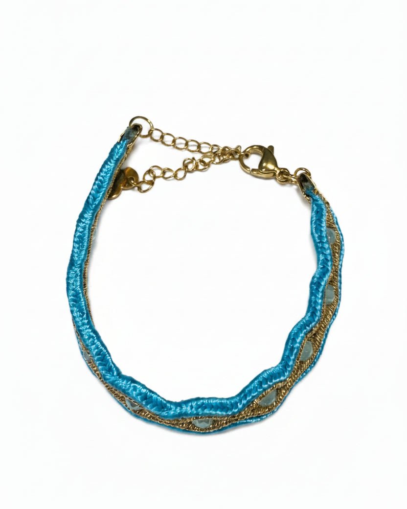 PEARLS 2BG BRACELET - DESIREA - MIRA Y MANO