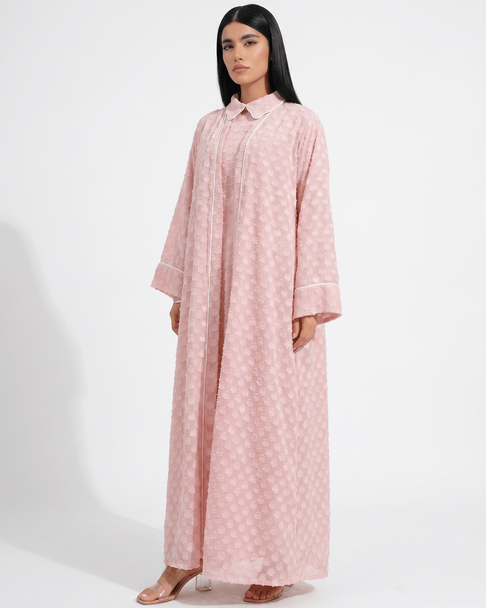 ABM26-113-PK ABAYA - EFFA - MIRA Y MANO