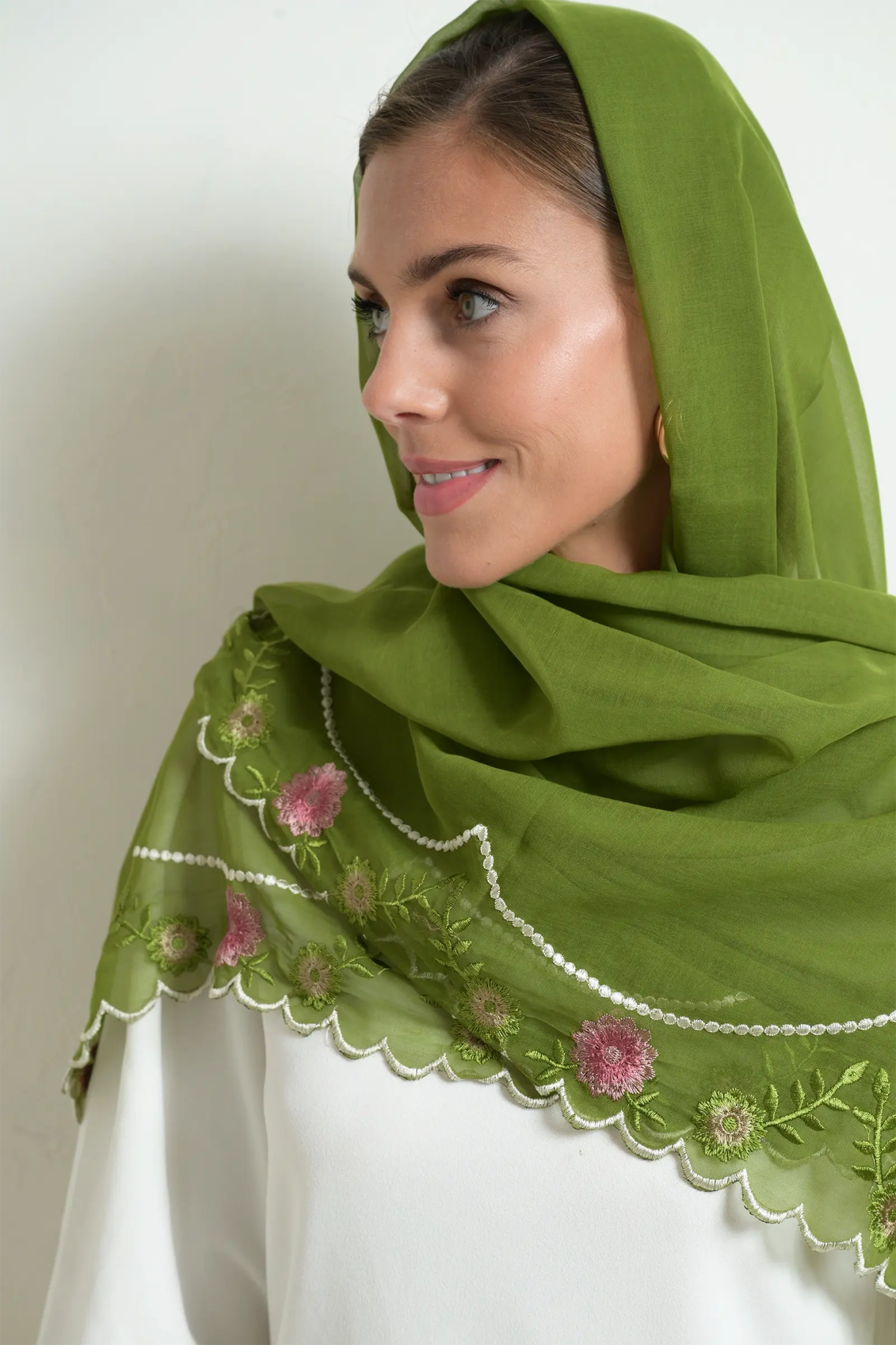 AZ1029 CLOVER SCARF - FOULARD - MIRA Y MANO