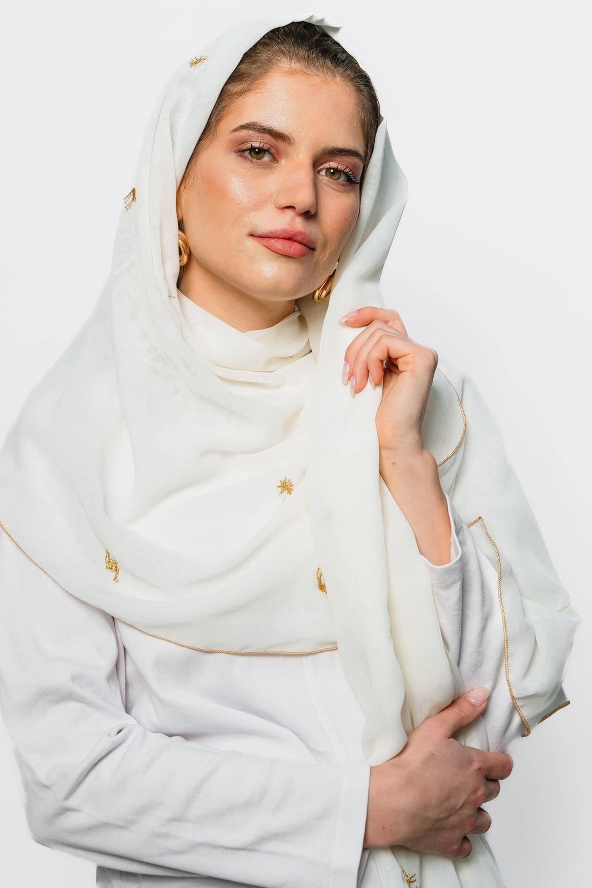 FD9003 AMJAAD SCARF - FOULARD - MIRA Y MANO