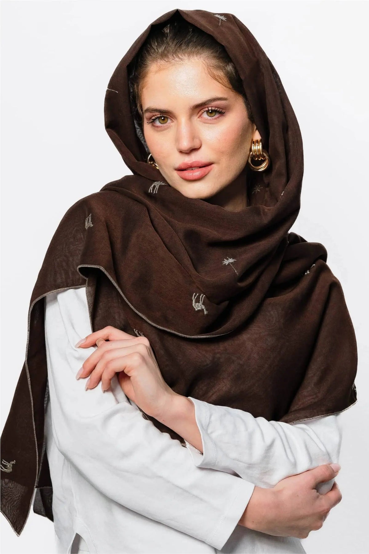 FD9004 ASALAH SCARF - FOULARD - MIRA Y MANO