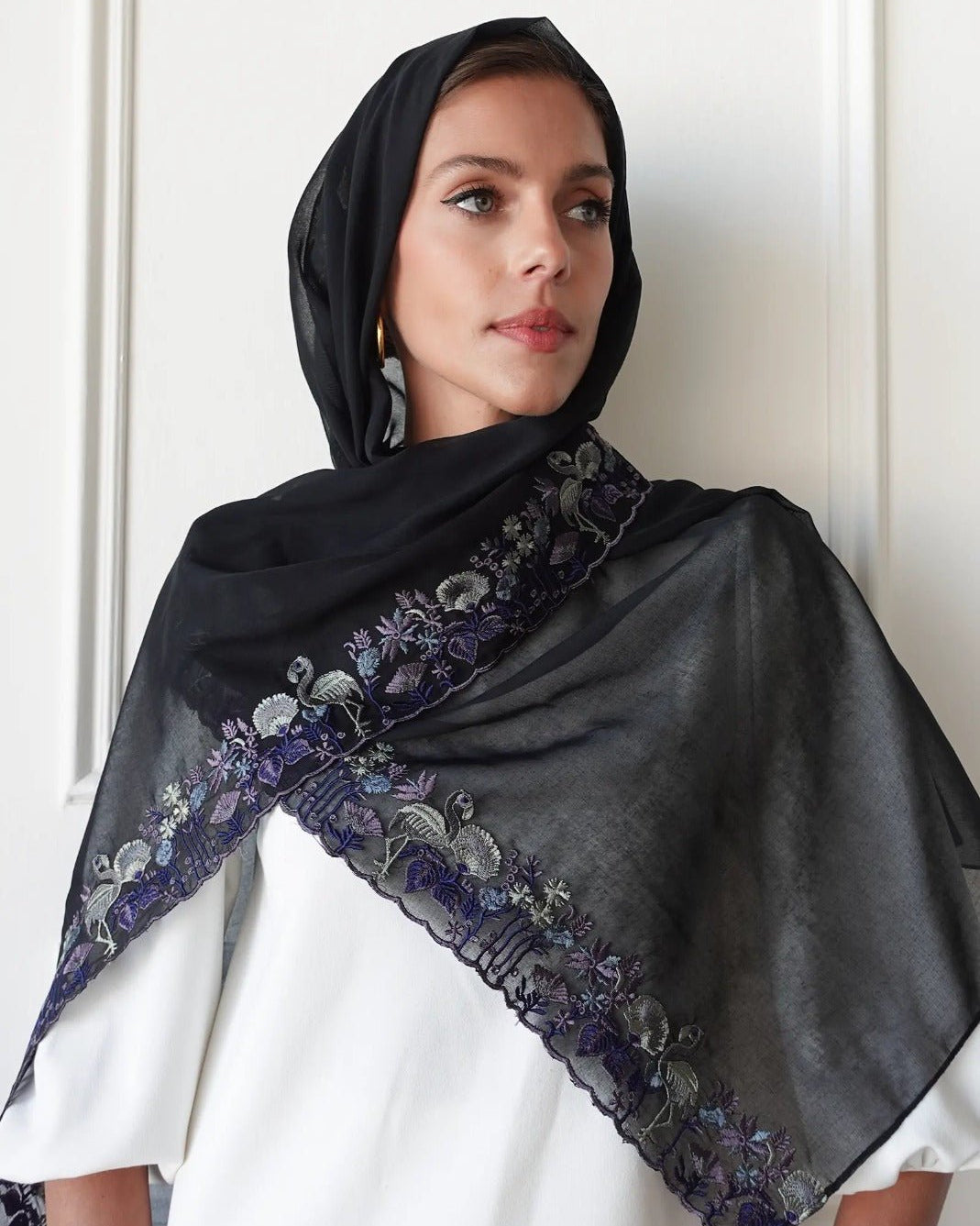 HM1001 FLAMORA SCARF - FOULARD - MIRA Y MANO