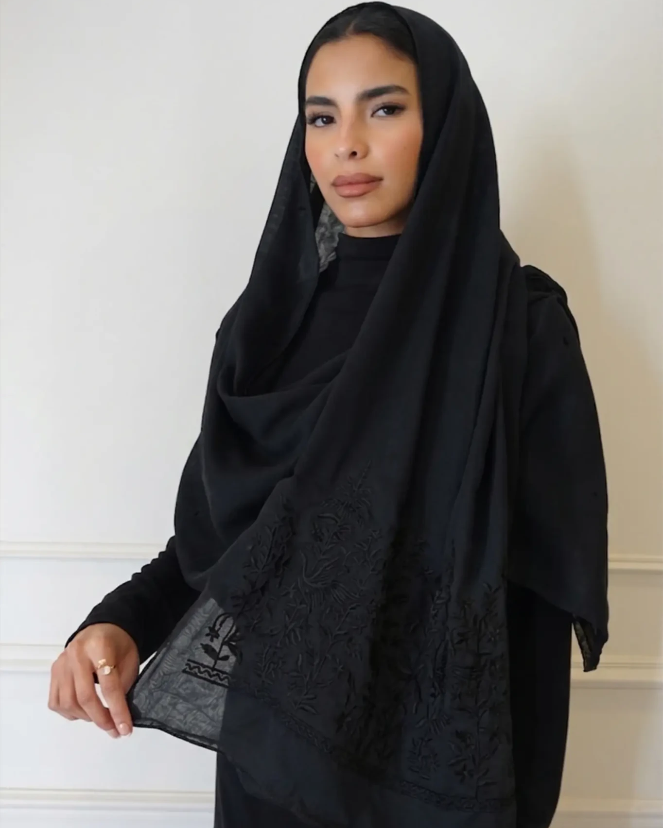 RZ1029 HIDDEN GARDEN SCARF - FOULARD - MIRA Y MANO