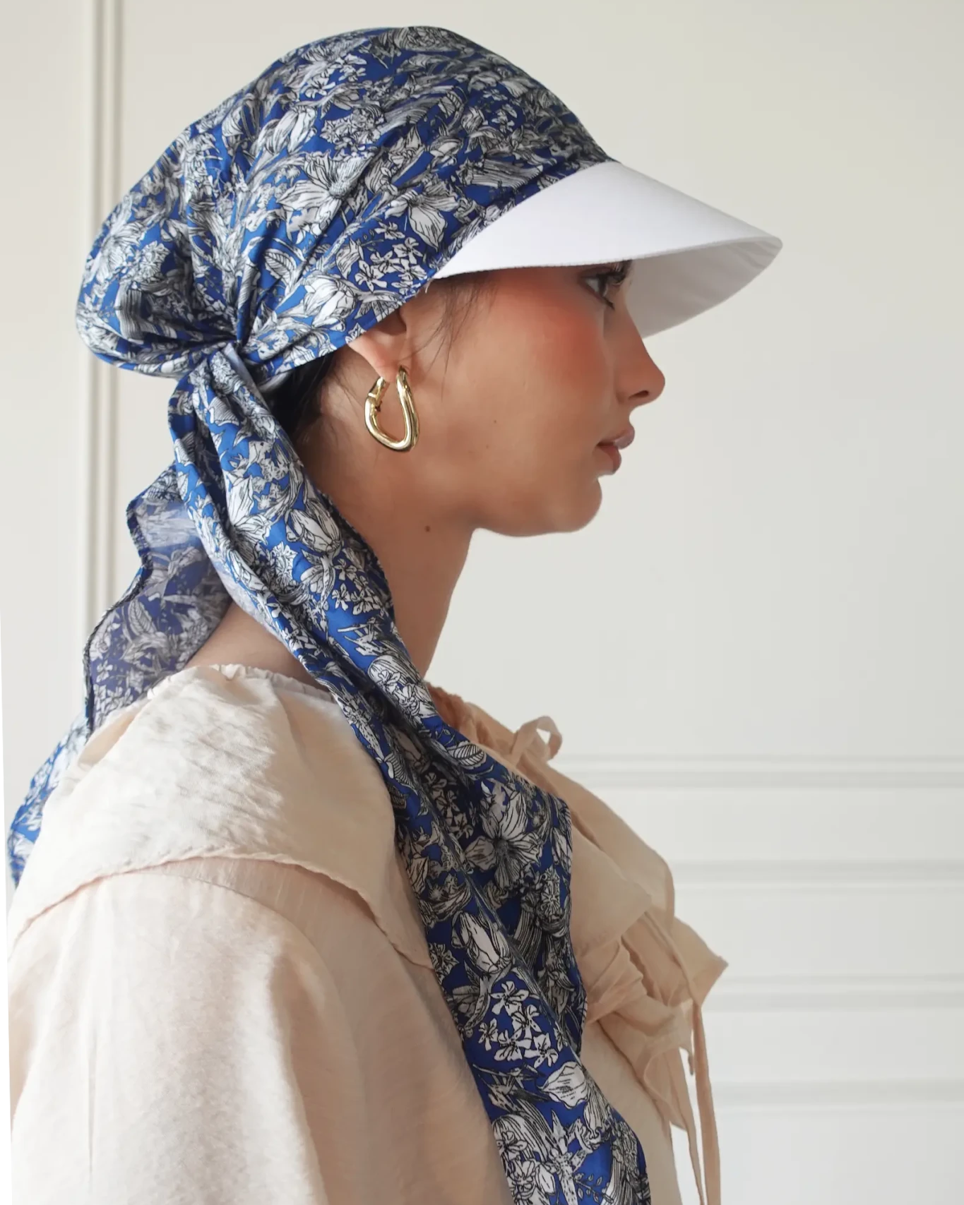 SR1003 RIVER PETALS TURBAN HAT - FOULARD - MIRA Y MANO