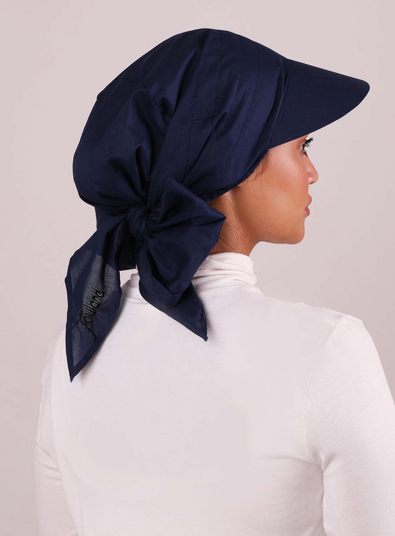 ST1126 SANIA NAVY SCARF - FOULARD - MIRA Y MANO