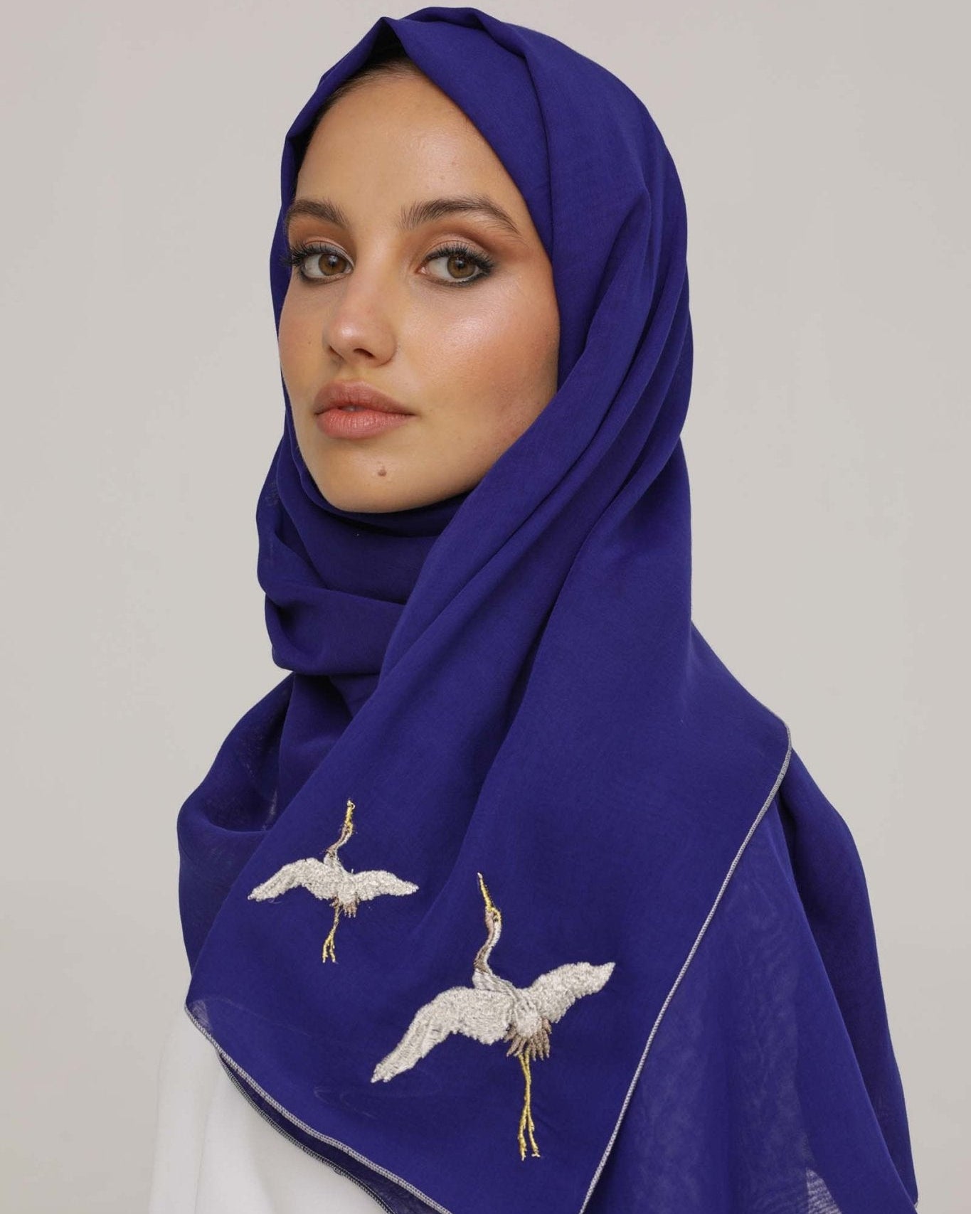 TR1120 MARINE SCARF - FOULARD - MIRA Y MANO