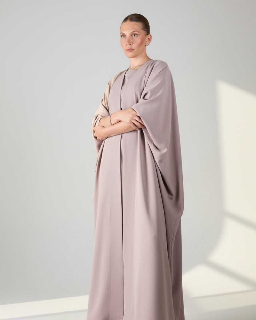 FC 812 ABAYA SET - FOUZ COUTURE - MIRA Y MANO