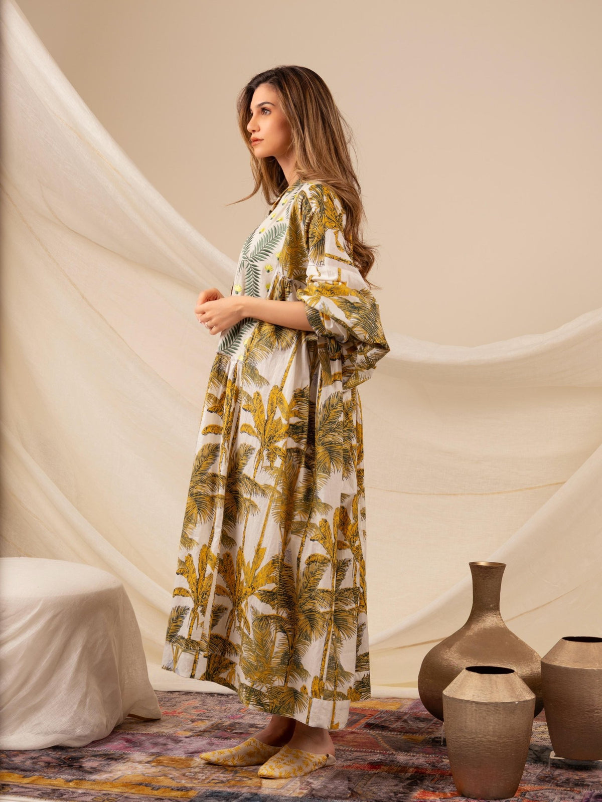 FCK 113 KAFTAN - FOUZ COUTURE - MIRA Y MANO