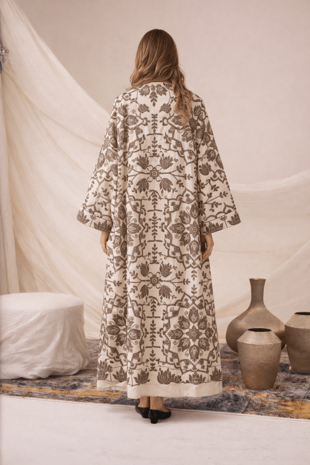 FCK 131 ABAYA - FOUZ COUTURE - MIRA Y MANO