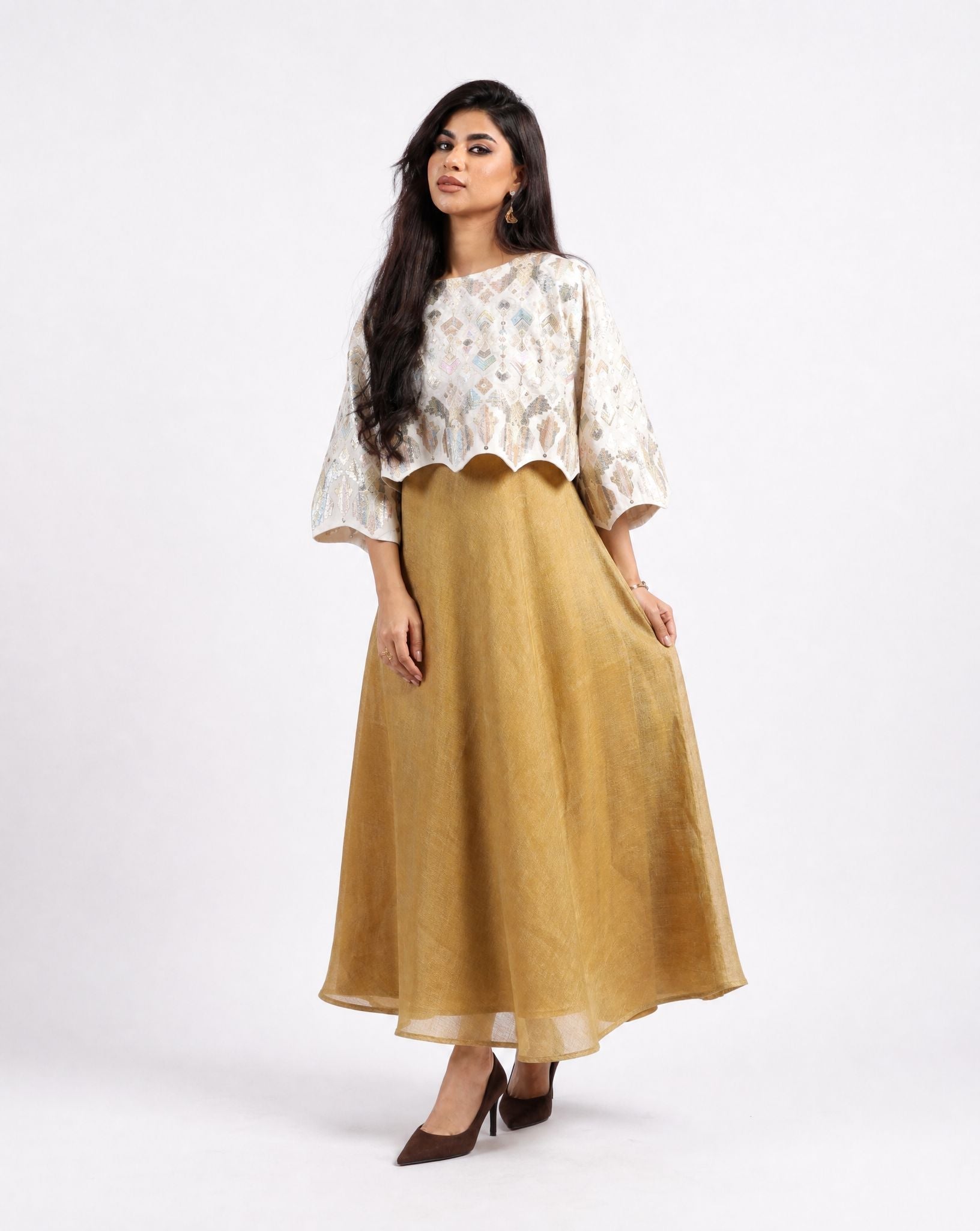 FCK 152 KAFTAN - FOUZ COUTURE - MIRA Y MANO