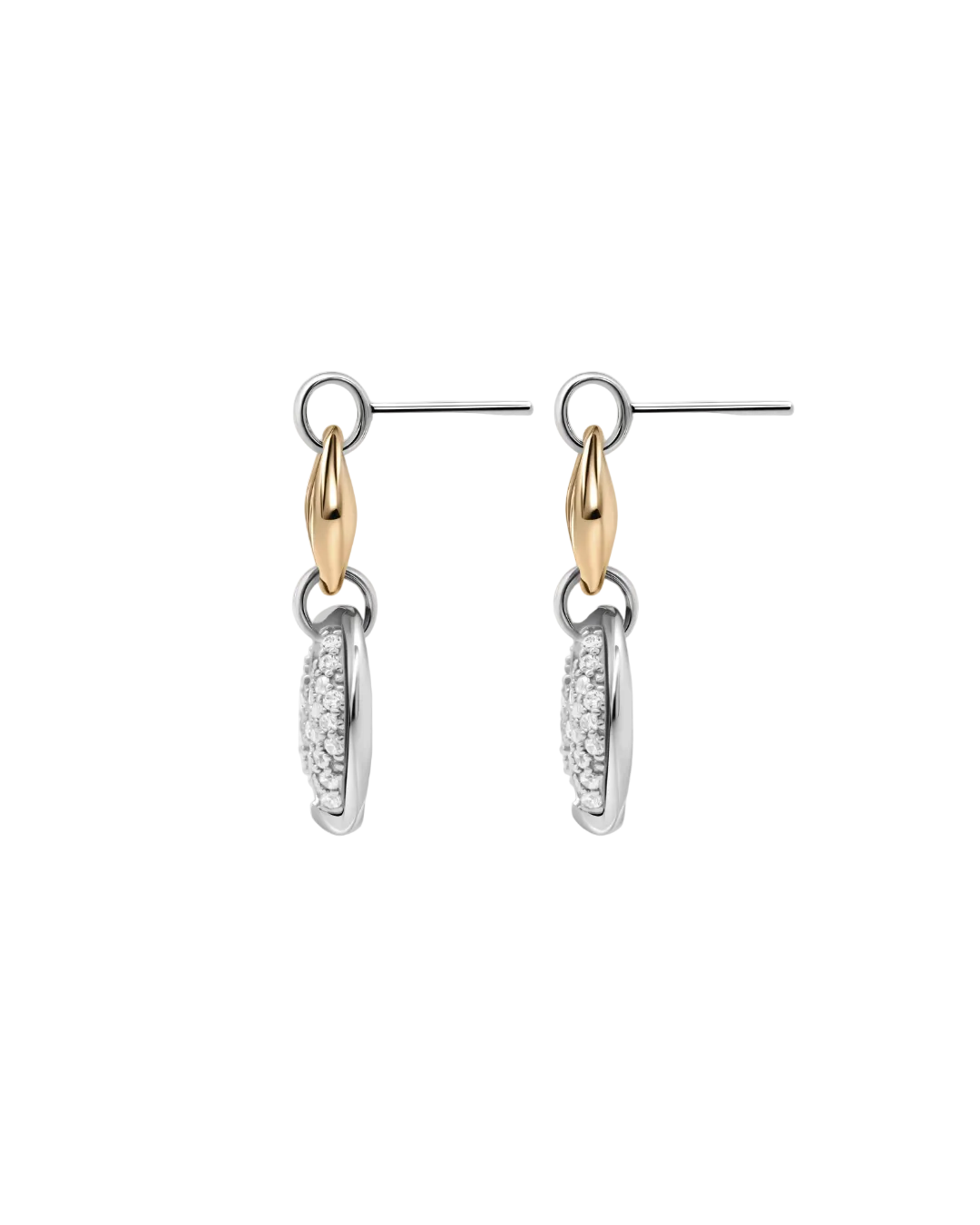 DOUBLE PAVE INFINITY LOOP EARRING - GHALIA - MIRA Y MANO