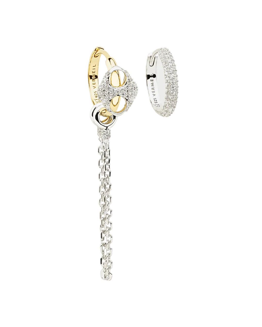 INFINITY EAR HOOPS EARRINGS - GHALIA - MIRA Y MANO
