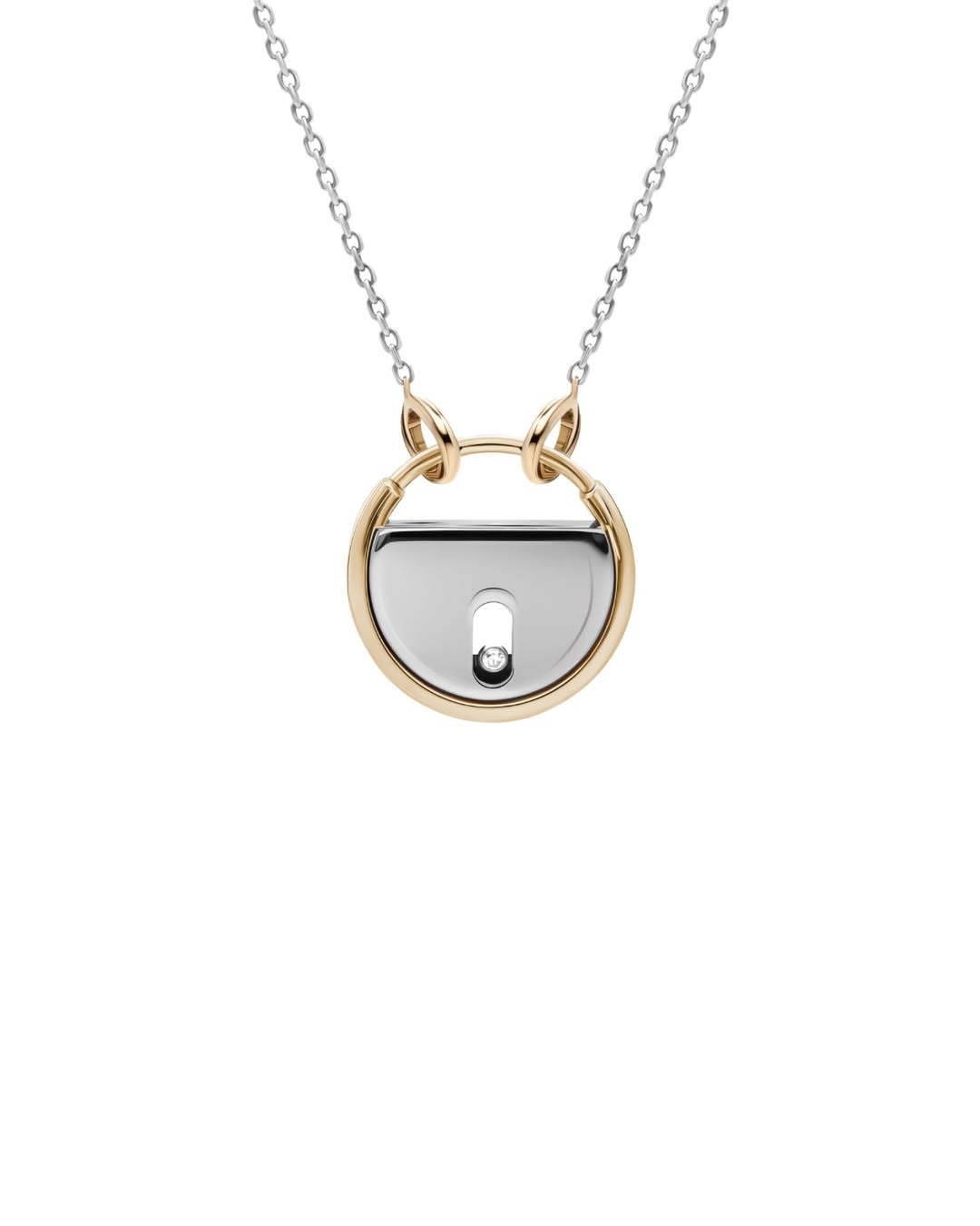 LOVE LOCKET PADLOCK SILVER - GHALIA - MIRA Y MANO