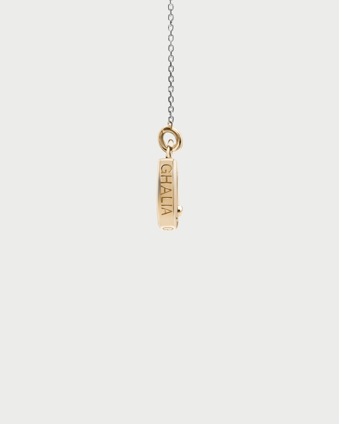 LOVE LOCKET PADLOCK SILVER - GHALIA - MIRA Y MANO