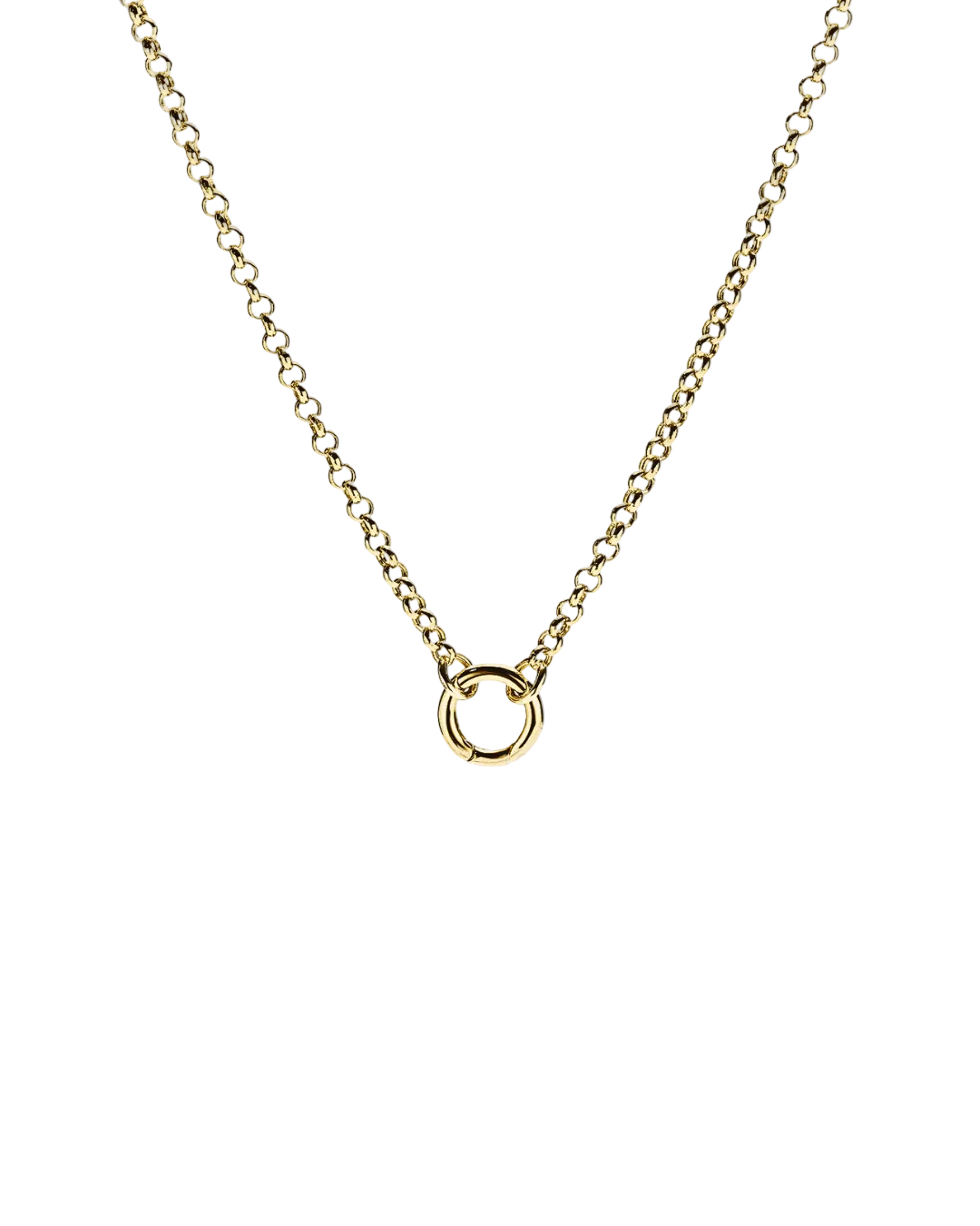 ROLO CHAIN CHARM NECKLACE GOLD - GHALIA - MIRA Y MANO