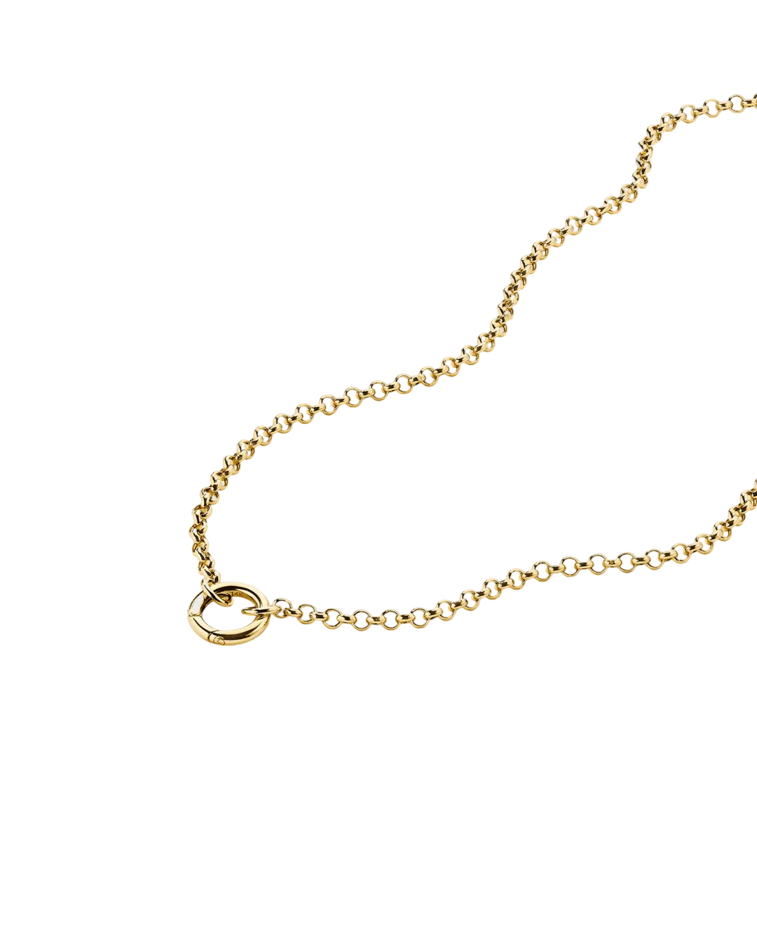 ROLO CHAIN CHARM NECKLACE GOLD - GHALIA - MIRA Y MANO