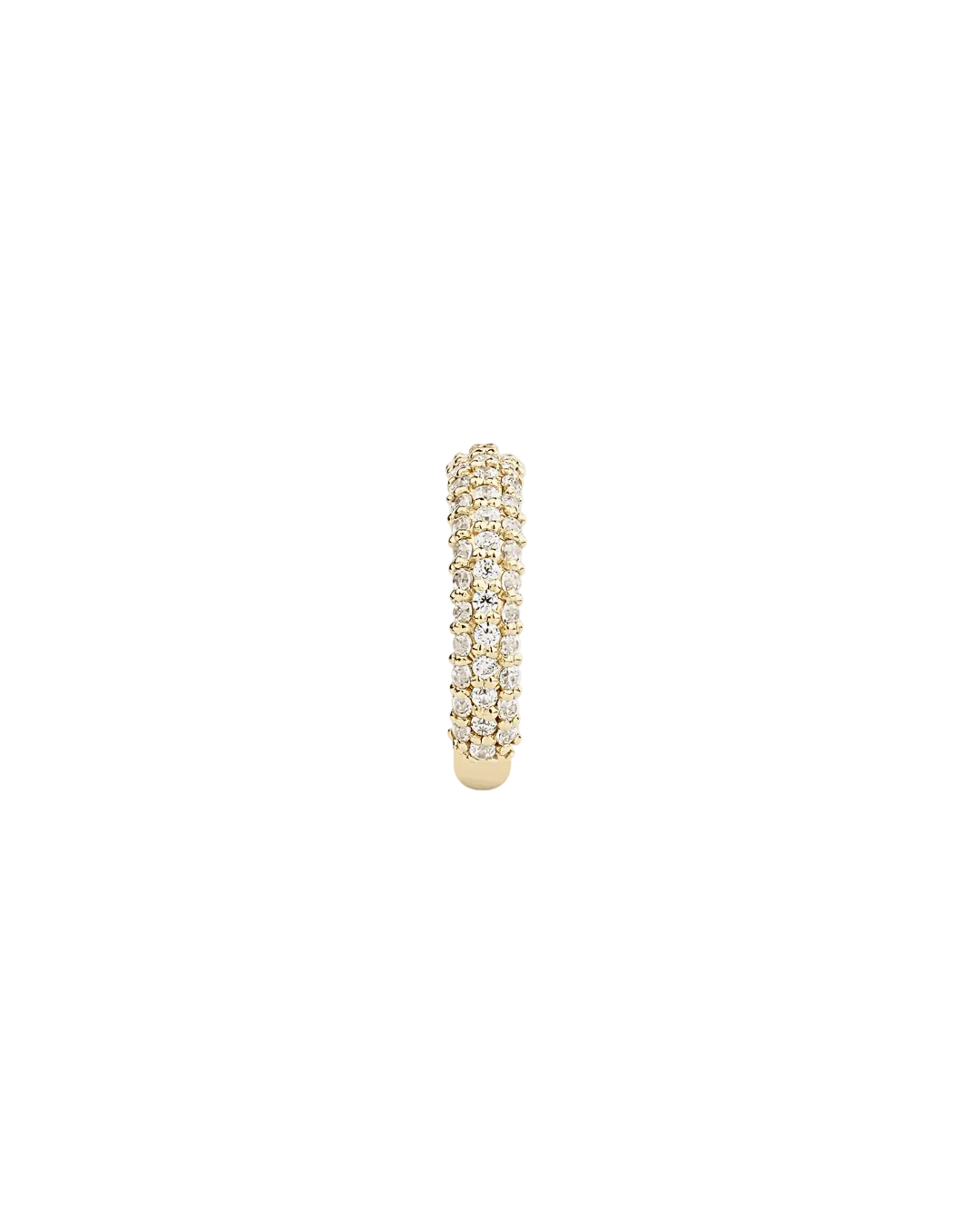 SINGLE GOLD PAVE EAR CUFF - GHALIA - MIRA Y MANO