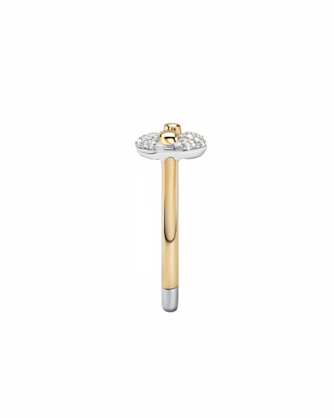 SINGLE INFINITY PAVE RING - GHALIA - MIRA Y MANO