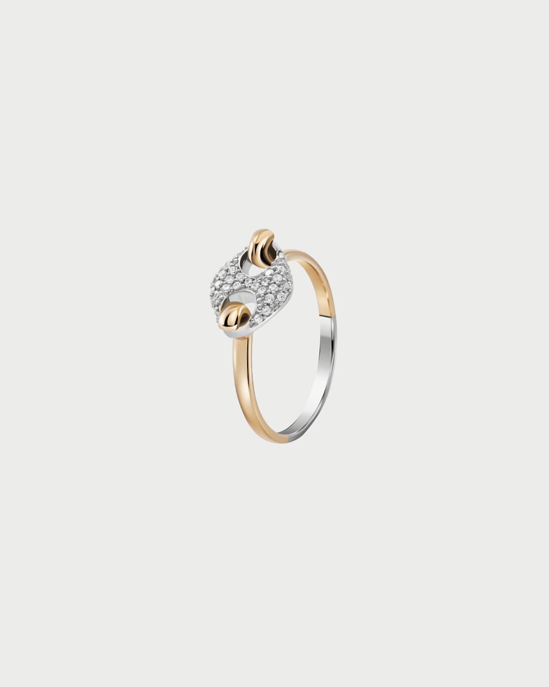 SINGLE INFINITY PAVE RING - GHALIA - MIRA Y MANO
