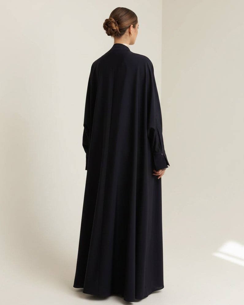 G224-BLK ABAYA - GUL - MIRA Y MANO