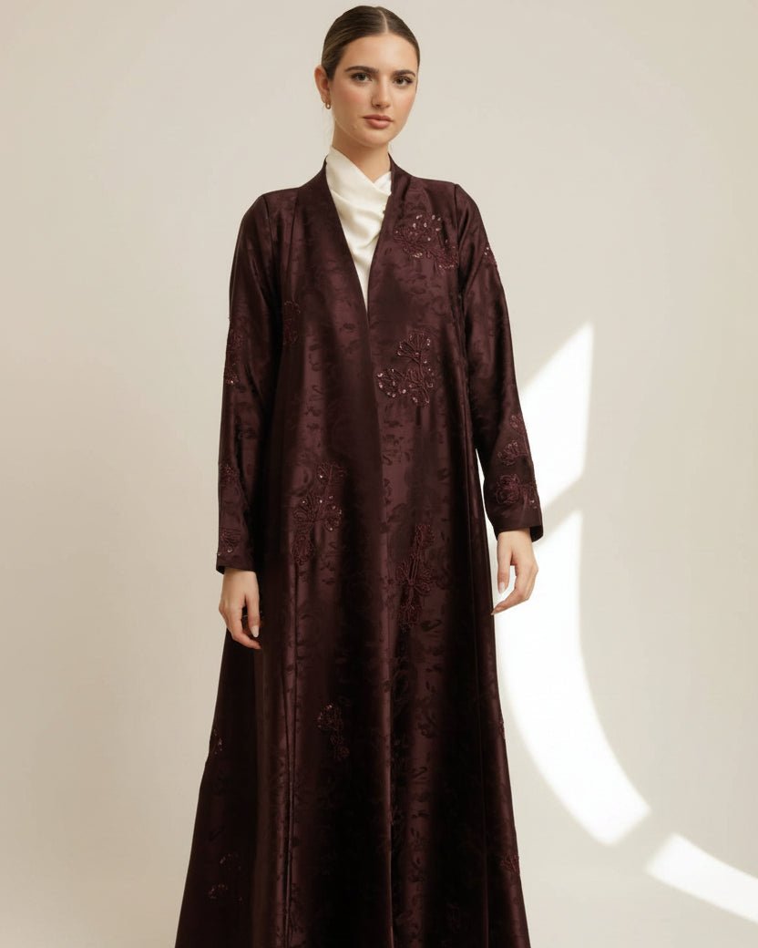 G243-BGDY ABAYA - GUL - MIRA Y MANO