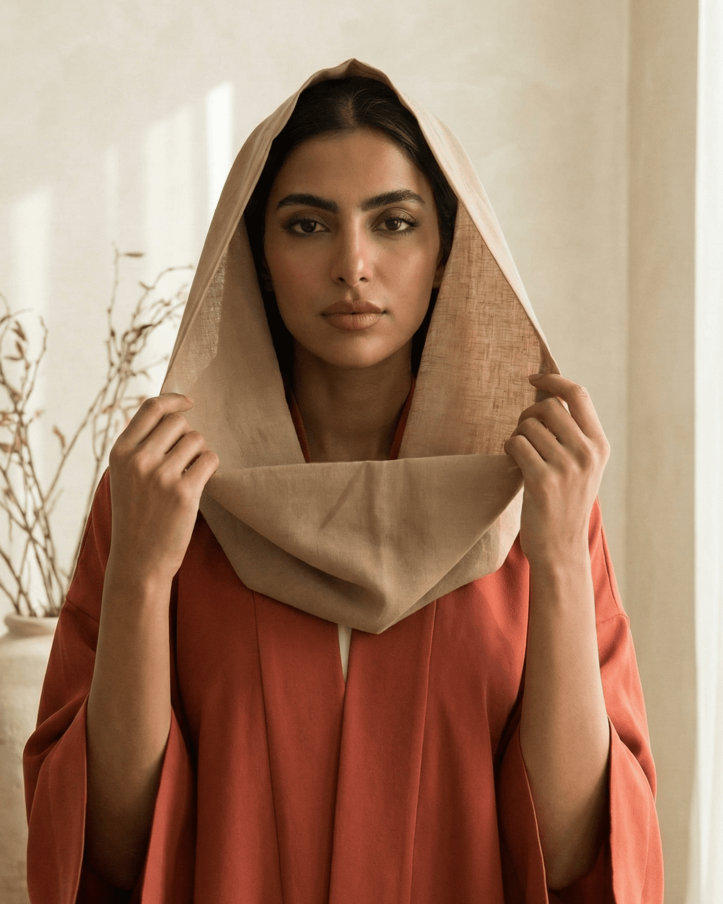 VOILE SCARF CUMIN - HAALINC. - MIRA Y MANO