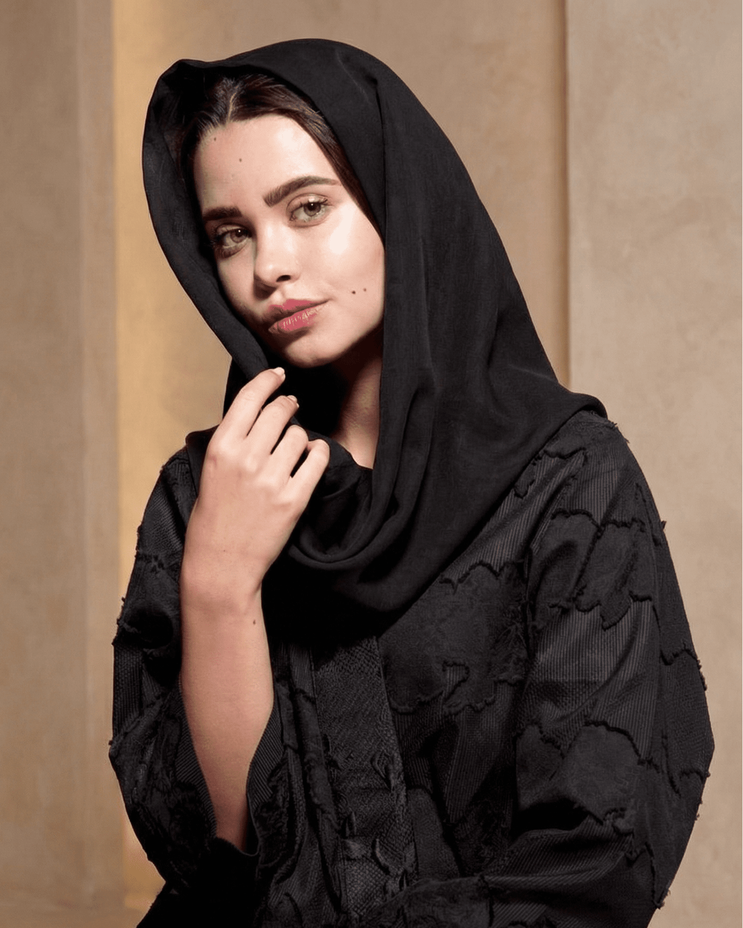 VOILE SNOOD BLACK - HAALINC. - MIRA Y MANO